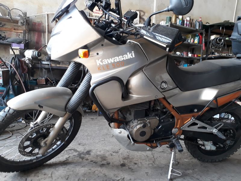 Kawasaki kle 500 Granaj Koruma Demiri